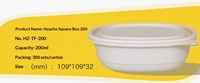 Tapa de olla biodegradable de biopolímero de alta densidad, suave como la seda, 109x109x32mm, 200ml, hecha a medida, distintiva