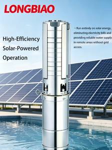 <span class=keywords><strong>Pompe</strong></span> <span class=keywords><strong>solaire</strong></span> submersible JSC 4'' 1.8KW-2.5KW pour puits profond, hauteur de refoulement max. 271m, débit élevé, impeller en acier inoxydable pour l'irrigation agricole et l'abreuvement du bétail - Product Image 6