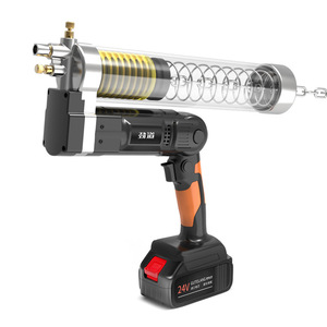 Potente pistola de engrase eléctrica con batería de litio, totalmente automática, de alta presión, 24v, recargable, portátil e inalámbrica para excavadora - Product Image 4