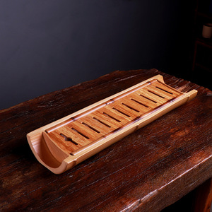 Bamboo Kung Fu <b>Tea</b> <b>Tray</b> Flat Natural Bamboo 35-40 45-55 Eco Friendly Afternoon <b>Tea</b> Accessory - Product Image 3