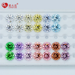 Tình Yêu Lửa Đá Quý 5A Mới Cắt Hoa Cắt CZ Lỏng Đá Quý Decagon Hình Dạng Đặc Biệt Sao Brilliant Cắt Tổng Hợp Cubic Zirconia - Product Image 1