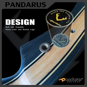 Pandarus Bắn Cung Dành Cho Người Lớn 20 25 <span class=keywords><strong>30</strong></span> 35 40 45 50lbs Bằng Gỗ <span class=keywords><strong>Recurve</strong></span> Cung Và Mũi Tên Đặt Cho Lĩnh vực Mỹ Ngoài Trời Người Mới Bắt Đầu Săn Bắn - Product Image 4