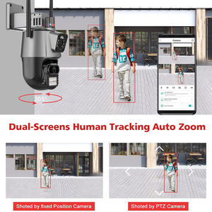 كاميرا 6MP WIFI IP way رؤية ليلية ثنائية الاتجاه تدعم كاميرا إنذار لاسلكي بخاصية التعرف على الذكاء البشري - Product Image 4