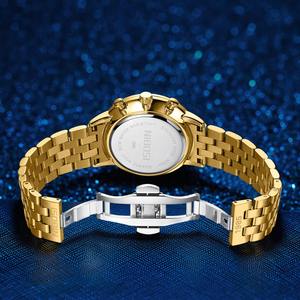 Drioshipping Montre à quartz sport de luxe de marque supérieure pour hommes étanche Auto Date Gold Watch Alloy Fashionable 2531 Relogio - Product Image 4