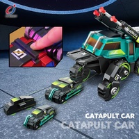 Chengji zırhlı oyuncak araba modeli adet araya yapı taşları diecast eeje2in1 silah hafif müzik diğer oyuncak araçlar sürtünme