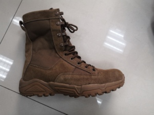 Bottes de <span class=keywords><strong>combat</strong></span> pour hommes de haute qualité en solde – Style désert, semelle en caoutchouc, tige en cuir verni, hauteur cheville, semelle extérieure Vibram+EVA – Idéales pour l'été - Product Image 4
