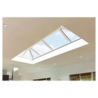 Dôme en verre préfabriqué moderne en acier avec grille de plafond étanche pour hôtels, atriums et halls d'entrée