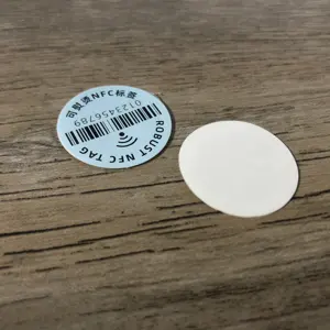 Adhesiva RFID Tag Laundry NTAG 213/NTAG 215/NTAG 216 NFC Tag / Label / Sticker RFID NFC Tag Price