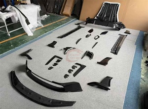 Para Porsche 911 992 GT3RS, Mejora de Estilo OEM, Labio de Parachoques Delantero de Fibra de Carbono Seca, Capó, Ventilación Lateral, Difusor - Product Image 2