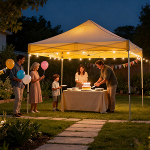 Tenda fieristica pubblicitaria impermeabile resistente personalizzabile 3m x 6m 10x20 40mm esagonale in alluminio 600D tenda a baldacchino Oxford - Product Image 4