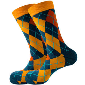 एंटी-बैक्टीरियल सांस लेने योग्य बुना पुरुषों के शरद ऋतु क्रू मोजे - Product Image 6