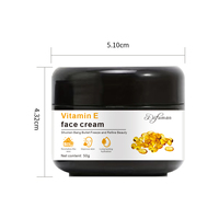 Crème Coréenne Biologique Anti-Âge à la Vitamine E, Éclaircissante pour les Taches et Cicatrices, Blanchissante et Raffermissante au Collagène Naturel à Base de Curcuma