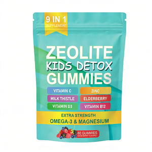 Gomitas <span class=keywords><strong>Detox</strong></span> para Niños con Zeolita 9 en 1, Directo de Fábrica, con Vitaminas <span class=keywords><strong>Omega</strong></span>-<span class=keywords><strong>3</strong></span> para el Apoyo Inmunológico de los Niños, Gomitas <span class=keywords><strong>Detox</strong></span> para Niños con Zeolita - Product Image 1