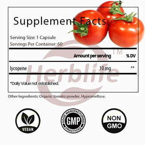 Lycopeencapsules-Natuurlijk Tomatenextractpoeder Voor Huid, Hart-En Immuunondersteuning, <span class=keywords><strong>Antioxidant</strong></span>, Gezondheidssupplement, Veganistisch, NO-GMO, Oem - Product Image 2