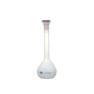 Fiole jaugée en plastique avec couvercle CORDIAL pour utilisation en laboratoire à l'école ou au service de recherche - Product Image 3