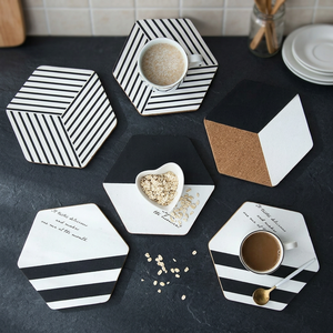 Posavasos de Lujo Hechos a Mano de Resina Pulida y MDF, Tapetes Personalizados de Forma Irregular con Diseño de Luna, para Hogar, Hotel, Restaurante en India - Product Image 3