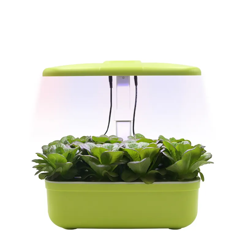 Luz de cultivo inteligente para jardín interior, 12 Pods de espectro completo, temporizador automático, equipo hidropónico