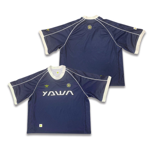Maillot de football en gros, maillot de football par sublimation, T-shirt vintage, maillot surdimensionné en polyester respirant - Product Image 2