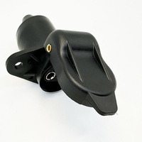 Connecteur de remorque de prise de remorquage de prise de 12v 3 broches pour le remplacement automatique de pièces de tracteur de camion de machines agricoles