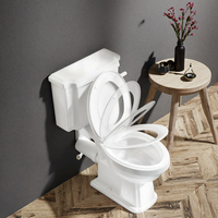 WC deux pièces Toiletbasinodoro articles sanitaires toilettes en céramique montées au sol prix deux pièces P-Trap Wc toilette à bas prix