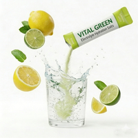 Compléments sportifs Vital Green en marque privée pour adultes, 0 calorie, 0 sucre, électrolytes cétogènes, sachets de poudre d'hydratation, boisson énergétique