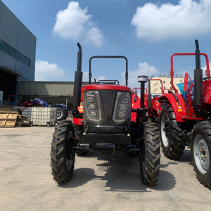 รถแทรกเตอร์ดีเซล 4x4 ขับเคลื่อน 4 ล้อ ผลิตในจีน คุณภาพคุ้มราคา ขายดี กำลัง 90 แรงม้า 100 แรงม้า 120 แรงม้า พร้อมที่ตักด้านหน้า สำหรับการเกษตร - Product Image 3