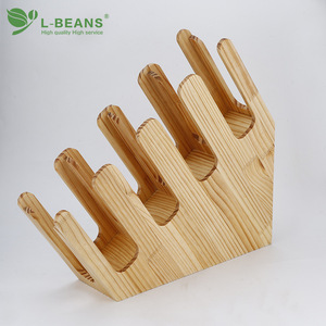 L-Beans Wooden Cup Holder For <b>Takeaway</b> <b>Coffee</b> Tea Dispenser Retro Style - Product Image 3