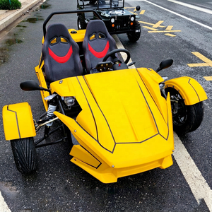 Racing Smart 3 Wheel Trike Electric ZTR Tricycle Convertible Sports Car Club Car <b>Buggy</b> 2 Seats 300kg Load for Sightseeing - Product Image 1