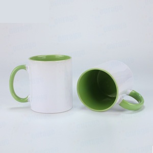 <span class=keywords><strong>Taza</strong></span> de color con mango interior de grado superior para sublimación, venta al <span class=keywords><strong>por</strong></span> <span class=keywords><strong>mayor</strong></span>, tazas en blanco de sublimación coloridas de cerámica de 11oz - Product Image 2