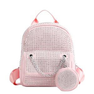 À la mode dames mode diamant femmes Mini <span class=keywords><strong>cartable</strong></span> luxe concepteur <span class=keywords><strong>cartable</strong></span> petit sac à dos pour les filles - Product Image 6