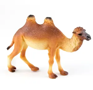 Minyatür peri bahçe küçük plastik hayvan figürleri animasyonlu-camel-şekil mini deve figürleri