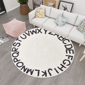 <span class=keywords><strong>Tappeto</strong></span> per <span class=keywords><strong>bambini</strong></span> antiscivolo moderno soffice tappeti di lusso per <span class=keywords><strong>bambini</strong></span> <span class=keywords><strong>tappeto</strong></span> circolare bianco tappeti rotondi per soggiorno - Product Image 4