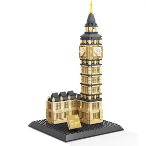 China Supplier New Brand The Big Ben of London Brick Architect Toy Building Blocks