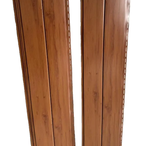 Revêtement mural <span class=keywords><strong>horizontal</strong></span> en vinyle PVC pour l'extérieur en grain de bois gris à prix abordable - Product Image 6