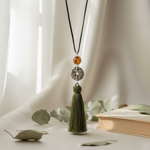 Collier en argent 925 avec ambre naturel, style sportif, chaîne effet vague d'eau, <span class=keywords><strong>cadeau</strong></span> <span class=keywords><strong>pour</strong></span> elle - Product Image 5