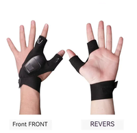 Gants Torche Lumineux pour Activités de Plein Air : Lampe de Survie pour Camping et Randonnée