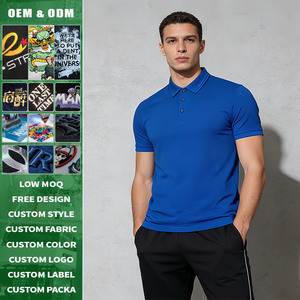 เสื้อโปโลพรีเมียมเนื้อนุ่มแบบถักปิเก้ 200gsm 40s คอเสื้อตัดสี ระบายอากาศ แห้งเร็ว แขนสั้น สำหรับธุรกิจ ออกแบบได้ตามต้องการ - Product Image 1
