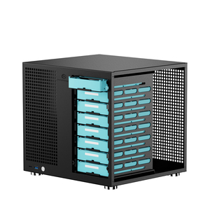 Thế hệ thứ ba nâng cấp phổ Chassis NAS trường hợp máy tính Sagittarius Hợp kim nhôm trong phong cách dọc MicroATX Yếu tố hình thức - Product Image 3