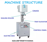 XT-130C semi-automatique peut sceller machine manuelle peut scelleur peut fermer machine