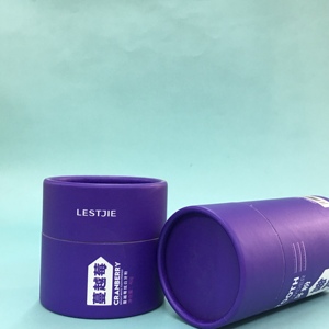 Emballage de tube de papier de qualité supérieure biodégradable de personnalisation 2025 avec imprimé personnalisé pour les suppléments de santé cosmétiques de bougie - Product Image 4