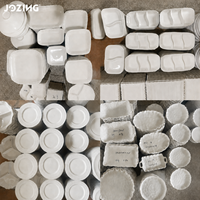 Vaisselle en céramique blanche en gros, stock usine prêt à l'emploi, assiettes, bols et plateaux en porcelaine nordique pour hôtels, restaurants et usage domestique