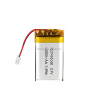 Batterie Li-ion personnalisée 495060 3.7V LiPo 2000mAh, batterie au lithium polymère rechargeable
