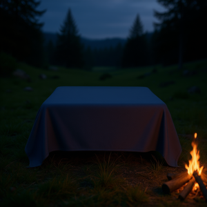 Manta Ligera Vianney Individual XL Azul Marino, de Poliéster, para Dormir - Product Image 2