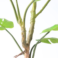 Style nordique grand Monstera intérieur artificiel écologique plantes en plastique 4-6ft en pot verdure salon bureau à domicile