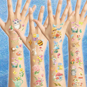 รอยสักชั่วคราวสำหรับร่างกายลายผีเสื้อไดโนเสาร์ฉลามนางเงือกจักรวาลแบบกำหนดเอง<span class=keywords><strong>ลาย</strong></span>รอย<span class=keywords><strong>สัก</strong></span>ชั่วคราวแบบกำหนดเอง - Product Image 3