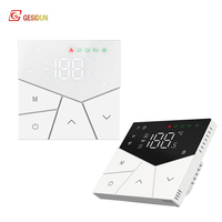 Thermostat de chauffage au sol Écran tactile WiFi Thermostat intelligent Design moderne GESIDUN BHT-15 Garantie de 2 ans Écologique Chambre