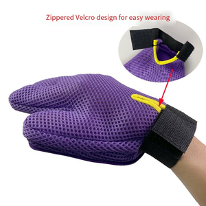 Su misura PET Silicone toelettatura spazzola Glover pettine da bagno guanti per capelli per cani e gatti - Product Image 5