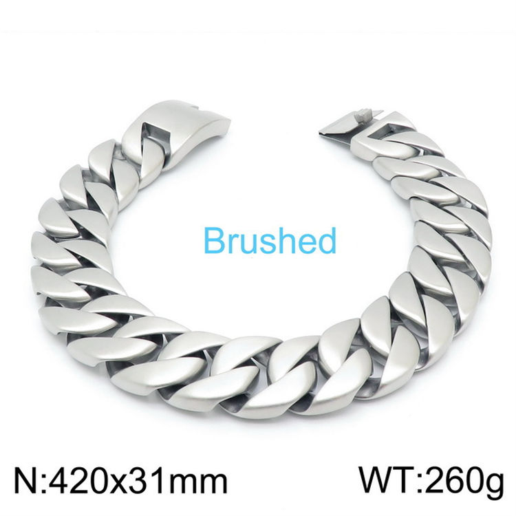 42*3.1*0.85ซม.-สร้อยคอเคลือบเหล็ก