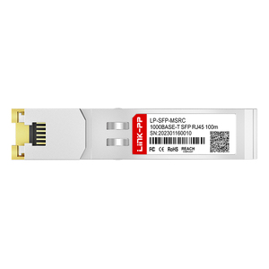 Module <span class=keywords><strong>SFP</strong></span> 1000BASE-T RJ45 en cuivre, émetteur-récepteur optique <span class=keywords><strong>RJ</strong></span> <span class=keywords><strong>45</strong></span> 100m - Product Image 3