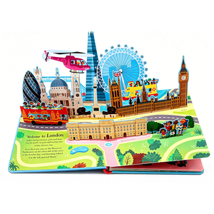 Impresión Profesional de Libros Infantiles Educativos, <span class=keywords><strong>Libro</strong></span> 3D Pop-up para Bebés y Niños, Impresión Personalizada para Niños - Product Image 4